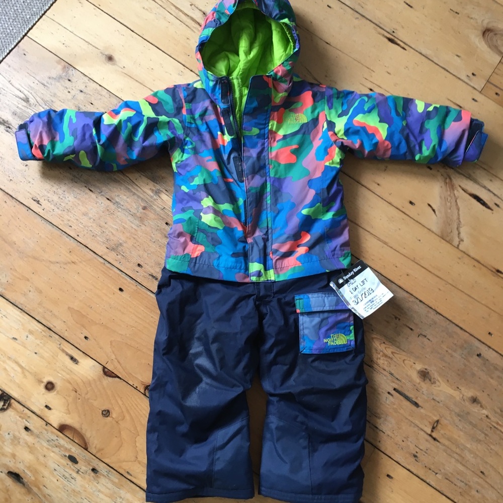 North face toddler snow suit 2T